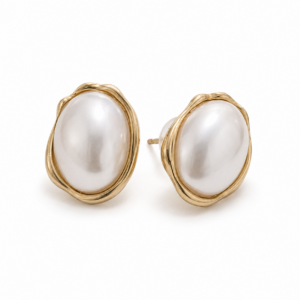 Brinco Pérola Veneza Dourado