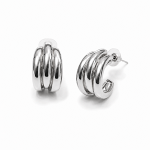 Brinco Chunky Prateado